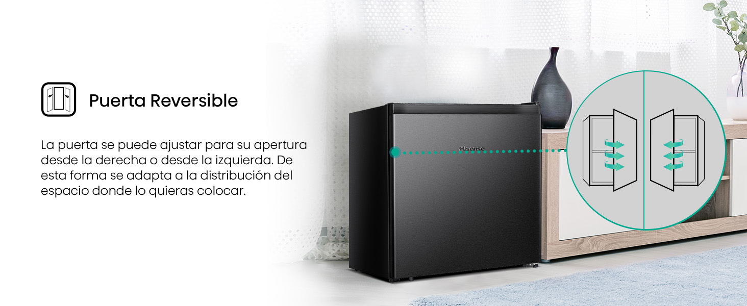 Puerta reversible
