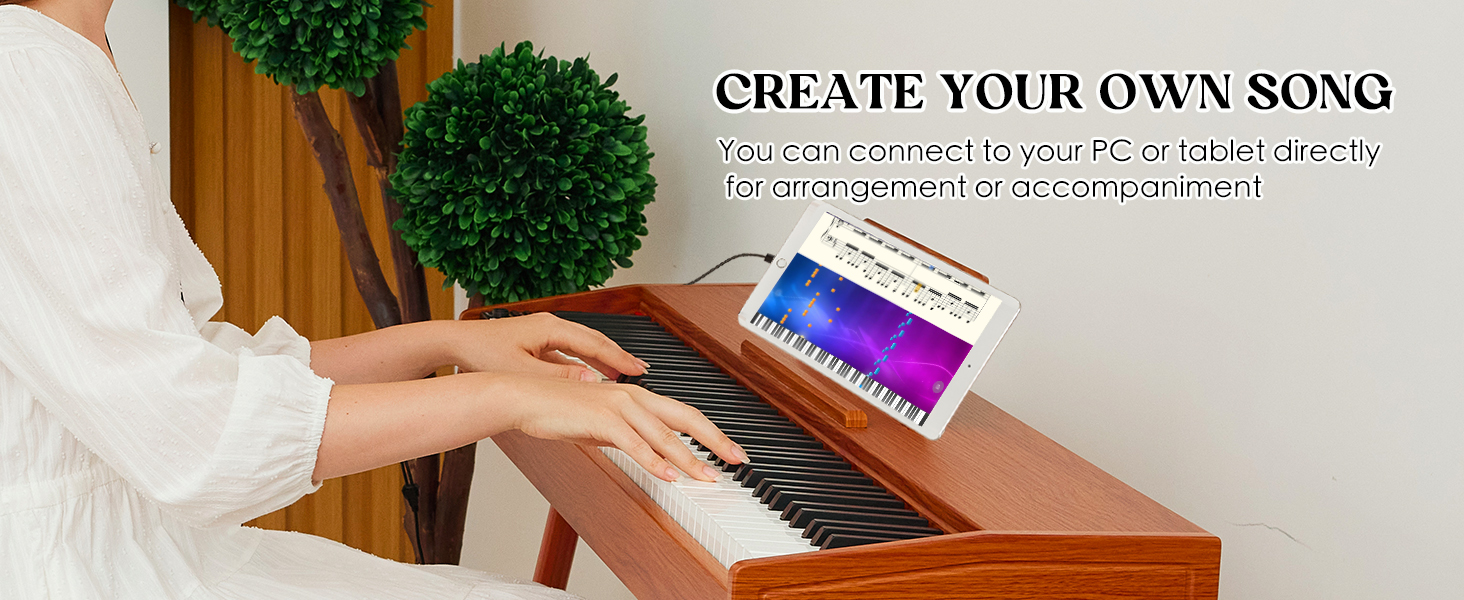 piano el&eacute;ctrico