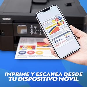 BROTHER,Impresora Multifuncional,copia,imprime,escanea,fax,InkBenefit Tank,WiFi,Dúplex,Tintas Color