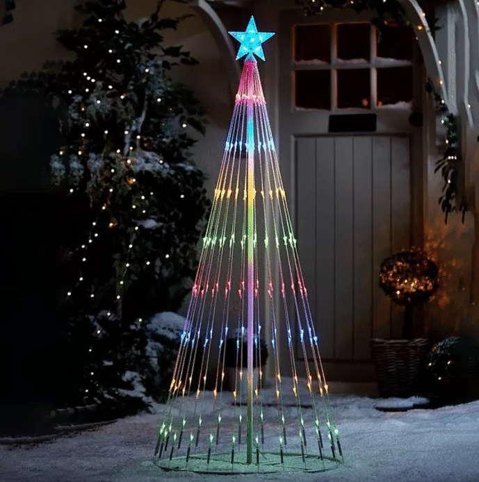 Multicolor LED Animated Outdoor Lightshow Tree