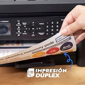 BROTHER,Impresora Multifuncional,copia,imprime,escanea,fax,InkBenefit Tank,WiFi,Dúplex,Tintas Color