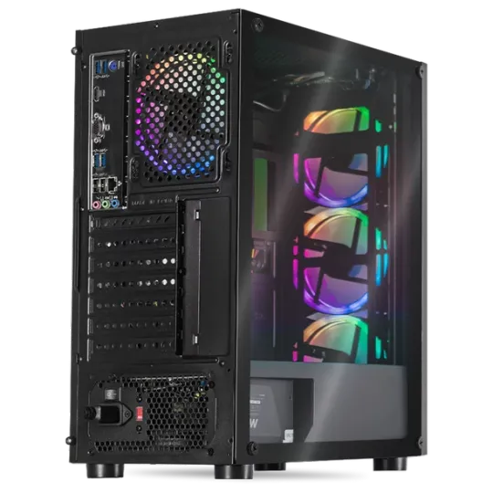 Xtreme PC Gamer con AMD Radeon Renoir Ryzen 5 5600G, 16GB, SSD de 240GB, disco duro de 3TB, monitor de 27 pulgadas con WIFI XTXZR516GBRENOIR