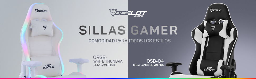 Silla Gamer Ocelot Gaming Negra