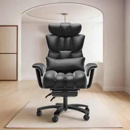 Silla De Oficina C/reposapiés, 400 Libras; Homezeer, Negro