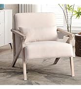 Phoenix Home Mid Century Modernas sillas de salón, beige