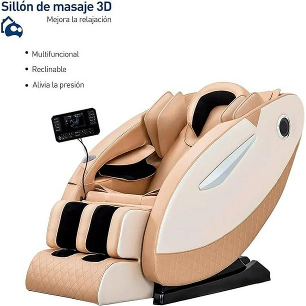 Sillón de Masaje Bluelander Gravedad Cero, Cuerpo Completo, Control Remoto, Café