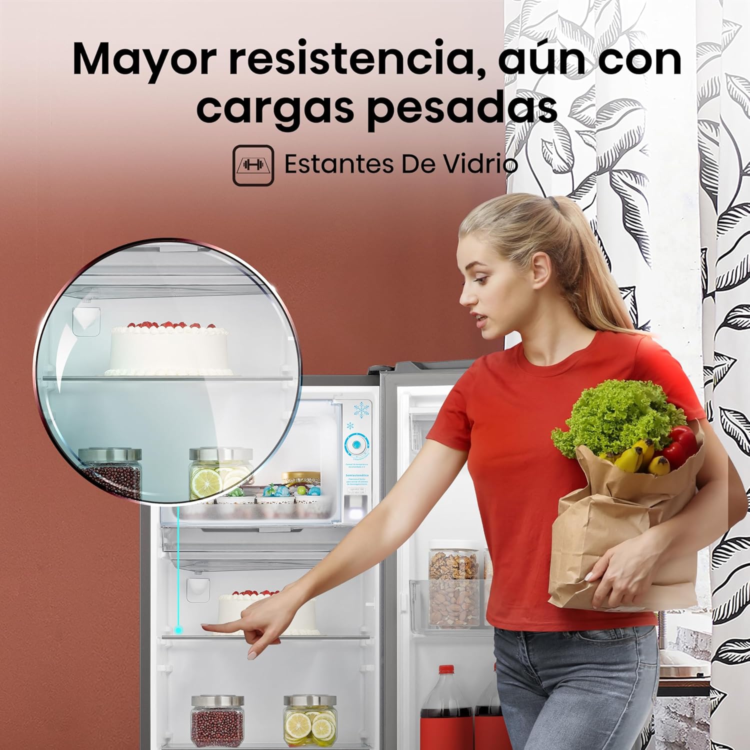 Hisense RR63D6WGX-Refrigerador Una Puerta, 6.3 pies cúbicos con Dispensador de Agua,Deshielo Semiautomático,Sello de Puerta Antibacteriano,52x54x128cm(AnchoxLargoxAlto),Gris