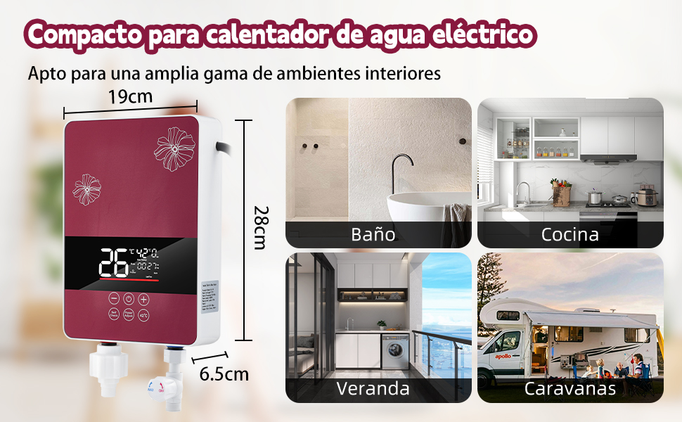  Calentador de Agua Electrico