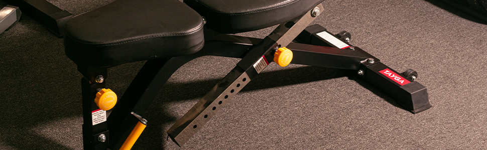 banco ajustable, tapizado gym, inclinaci&oacute;n, entrenamiento casa, banco negro, fuerza