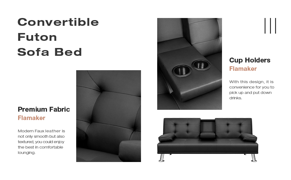 Sofá cama convertible