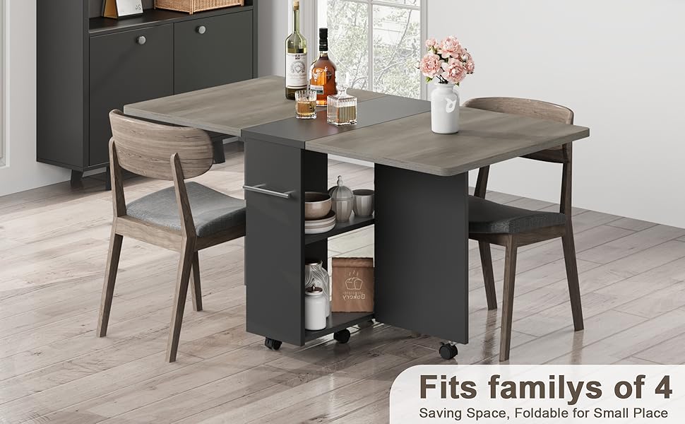 mesa de comedor plegable