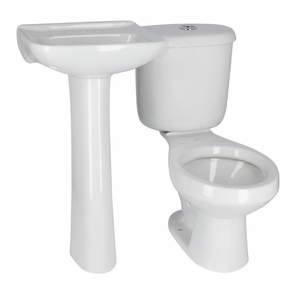 Juego de baño con lavabo doble FUTURA II de 2 piezas