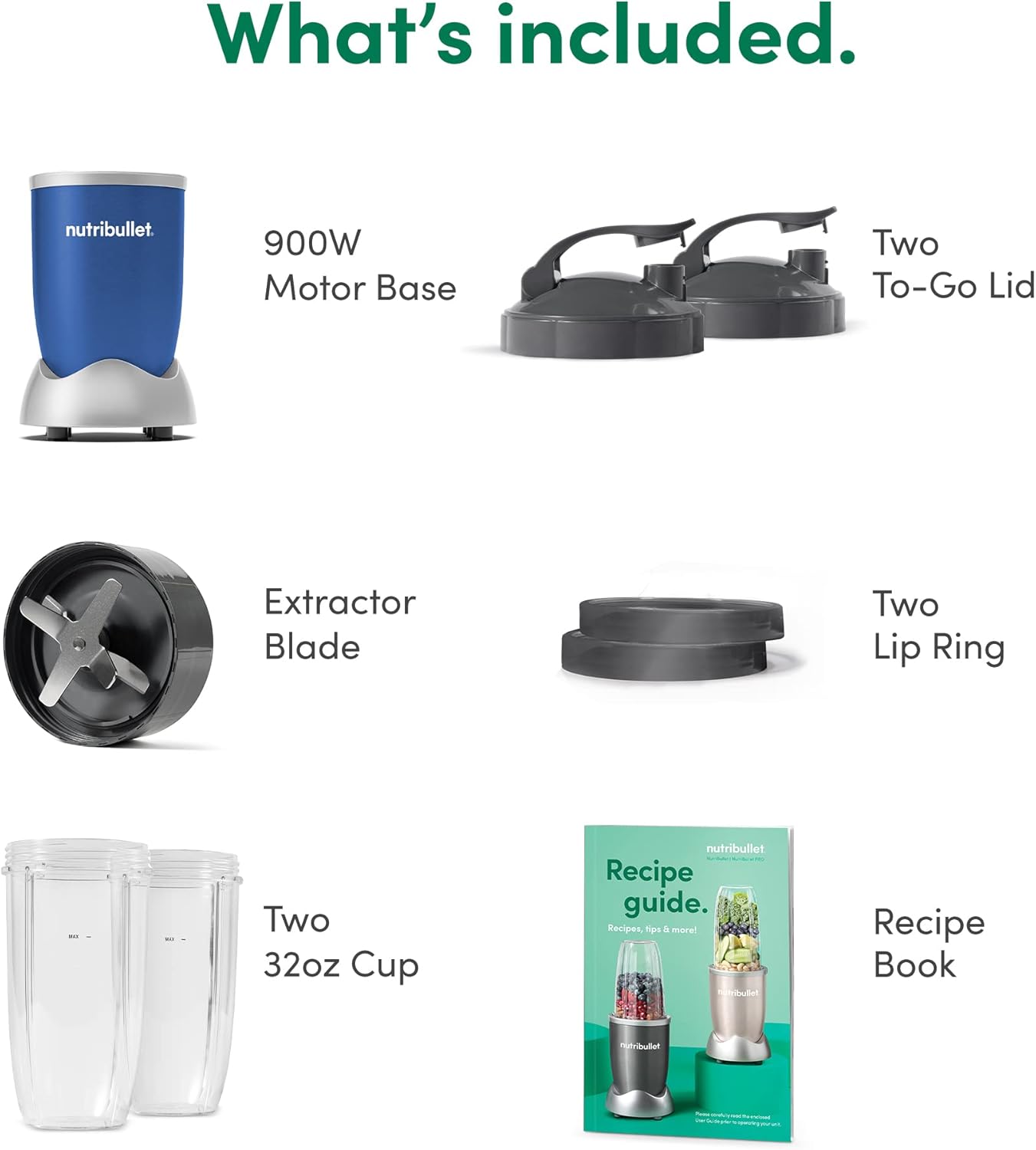 NutriBullet NB9-1301W Pro 13 Pcs White, 900W