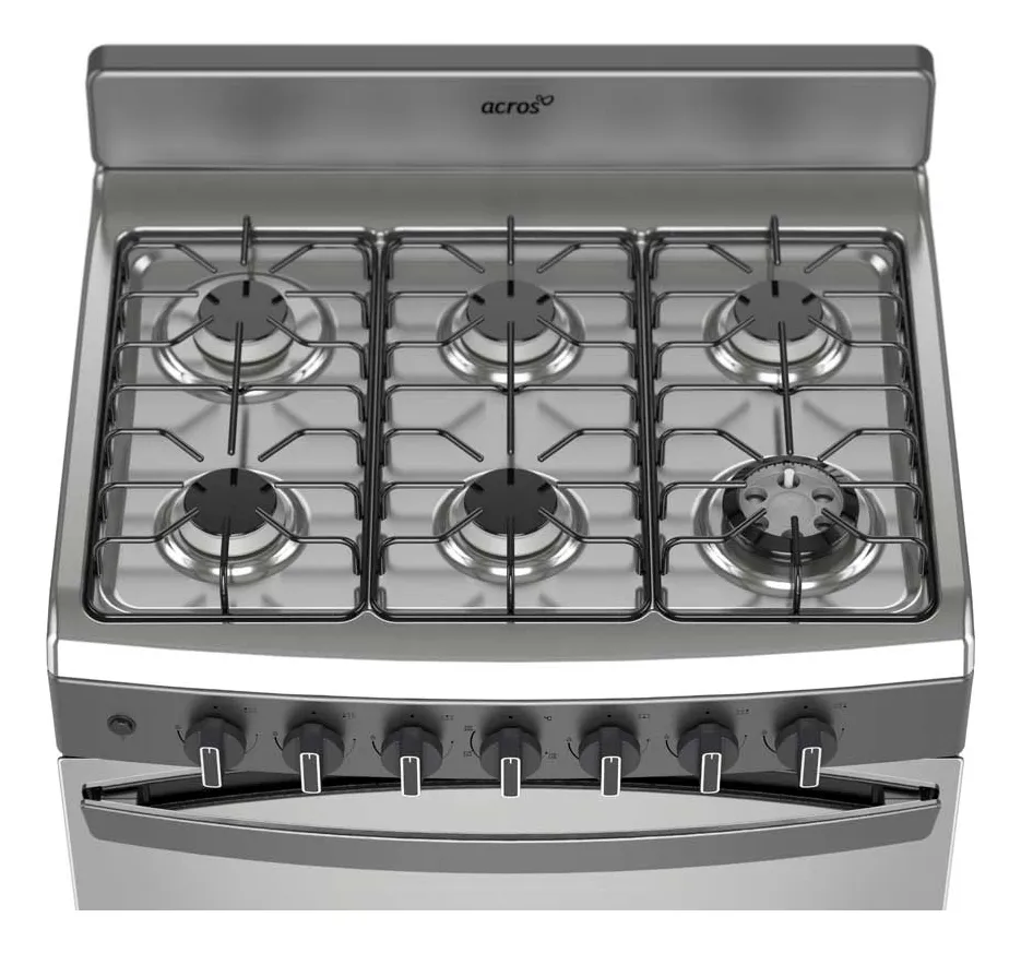 Estufa Al Piso A Gas Acros 30 Tittanio Color Gris Titanio