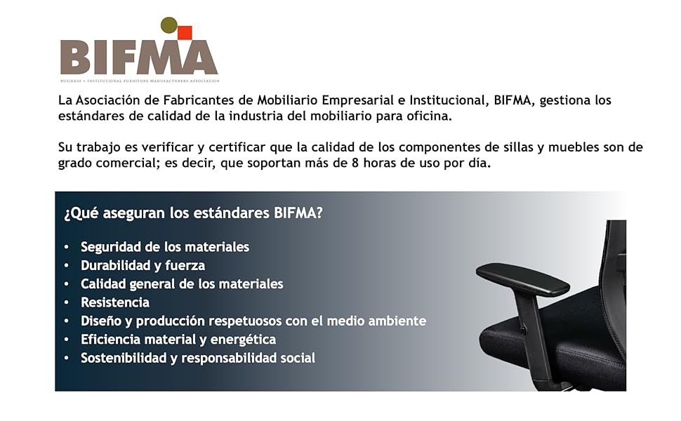 calidad bifma