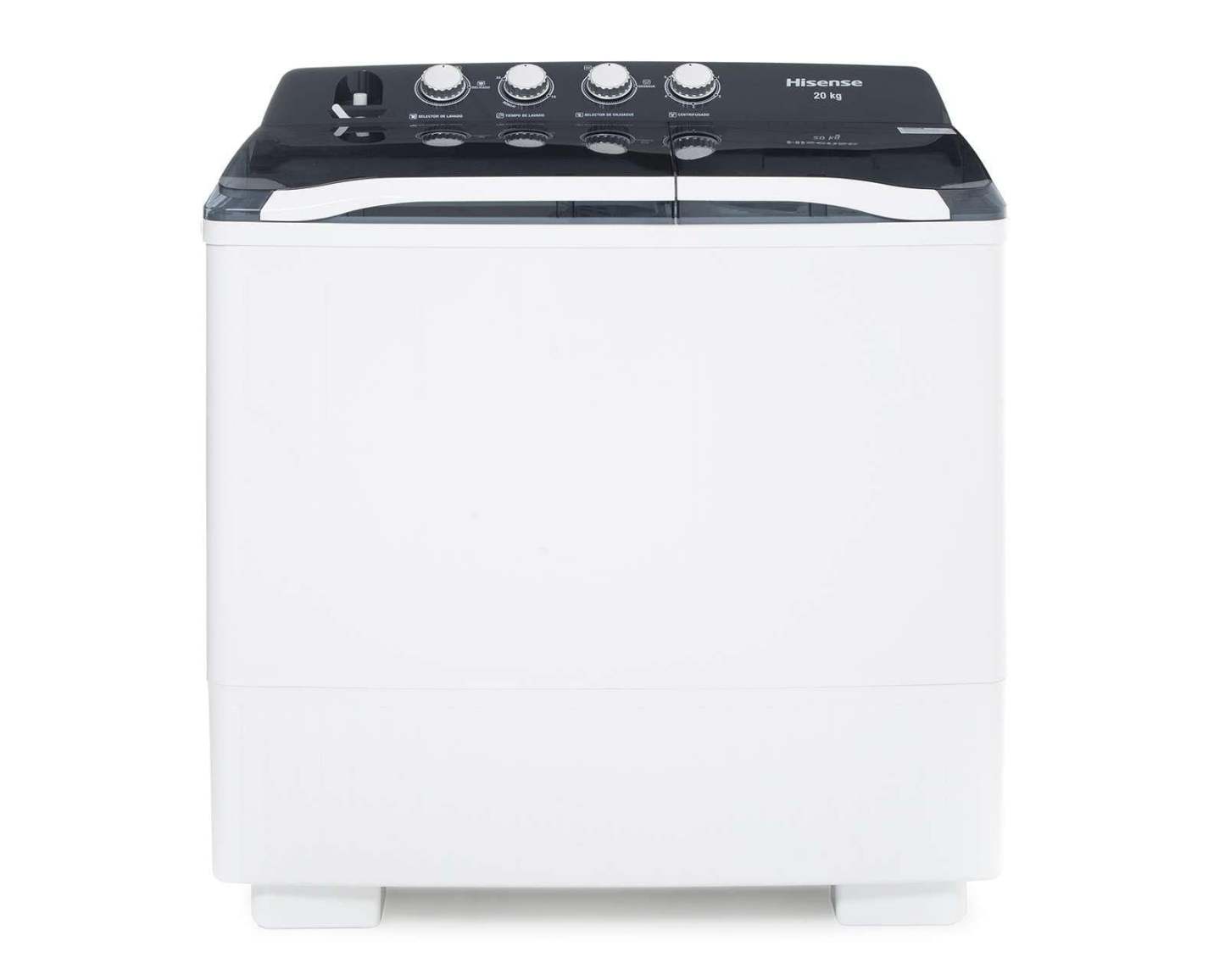 Lavadora Hisense Dos Tinas 20 kg Blanca Hisense WSA2001P