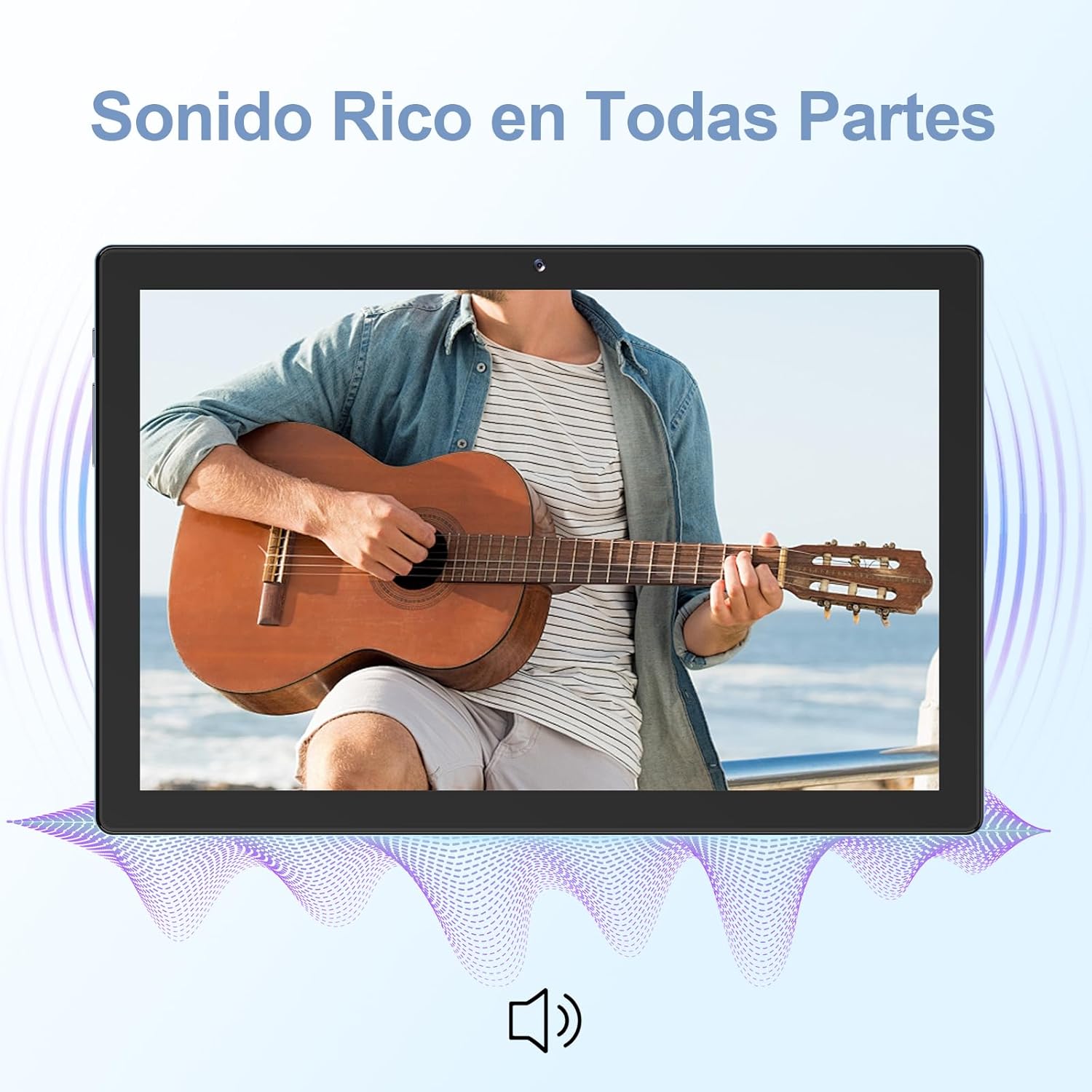 Tablet, Tablets Android 14 de 10.1", 8GB RAM 256GB ROM 1TB Expandible, Octa-core 2.0GHz, 1280x800 IPS HD, Tableta con Cámara Dual de 2MP + 8MP, 8000 mAh Batería, 2025 Tablet con Lapiz, Teclado, Ratón