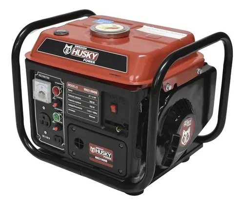 Planta De Luz Portátil A Gasolina 900w 2t 110v Husky Hkg1000