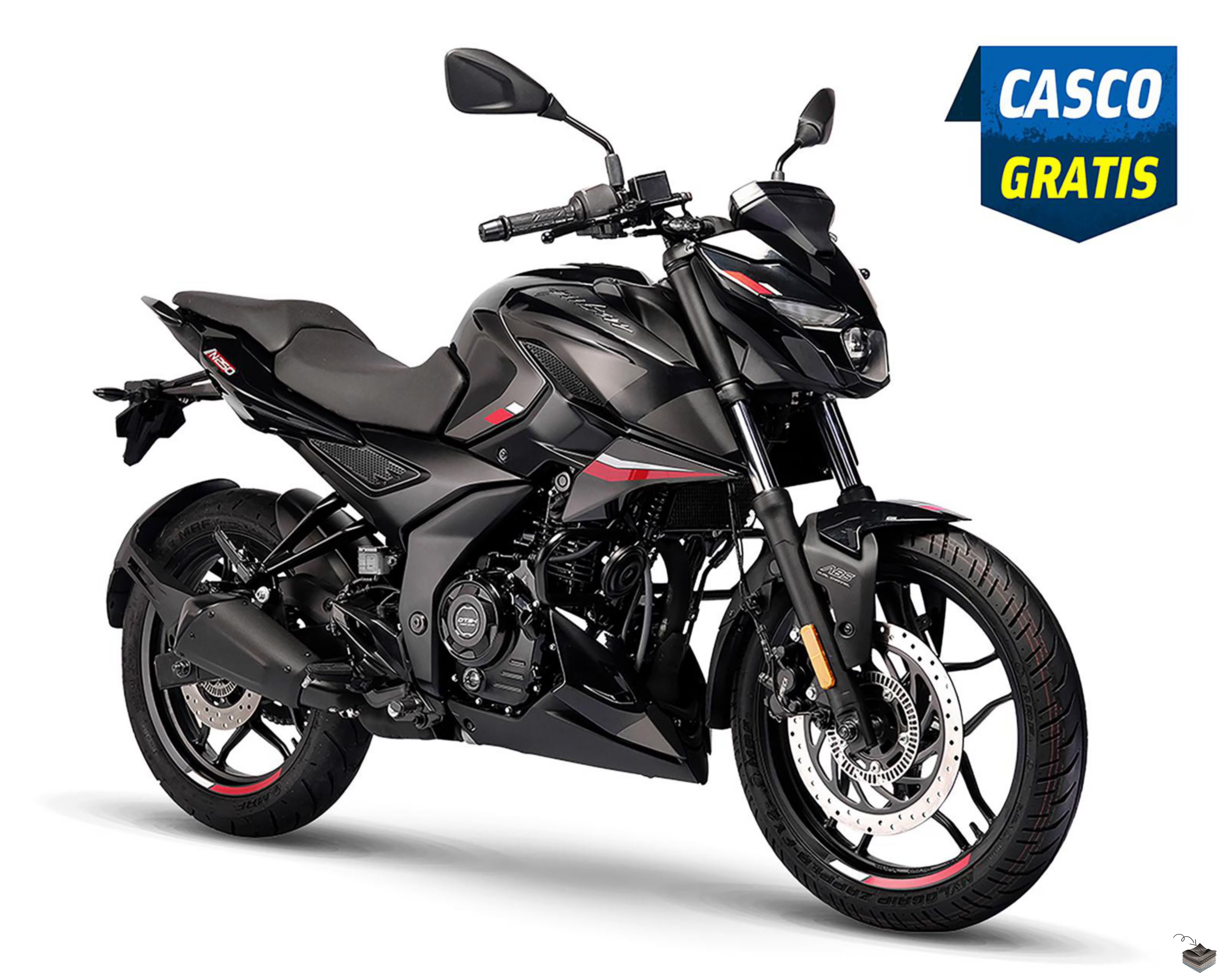 Moto Bajaj Pulsar N150 2024(99 nuevos)Negro-trapo