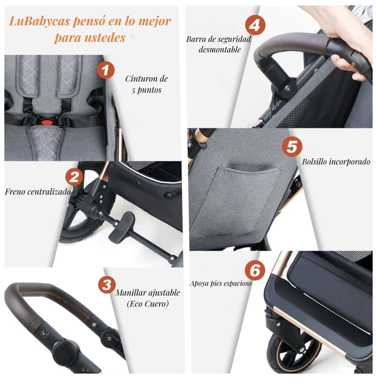 Coche Travel System X1 LuBabycas