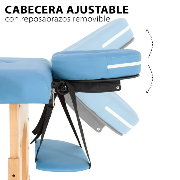 Cama De Masaje Plegable Onof MILAN-04 Cuadrada C/ Accesorios Portátil
