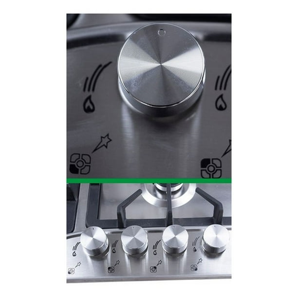 Parrilla Gas 4 Quemadores Gutstark Home Acero Inox Hogar Empotrable