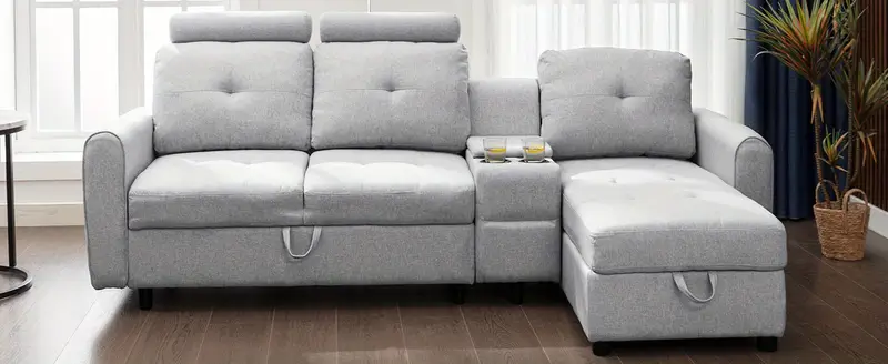 Sofá contemporáneo de almacenamiento, sofá de 3 , tapizado, , sin , de habitaciones, uso sin electricidad detalles 0