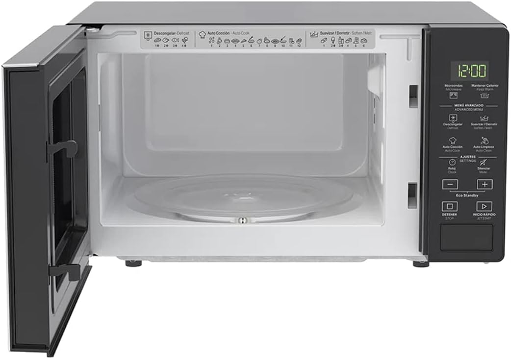 Horno de microondas Whirlpool de 0.7 pies cúbicos / 20 L Negro modelo WM-1807B