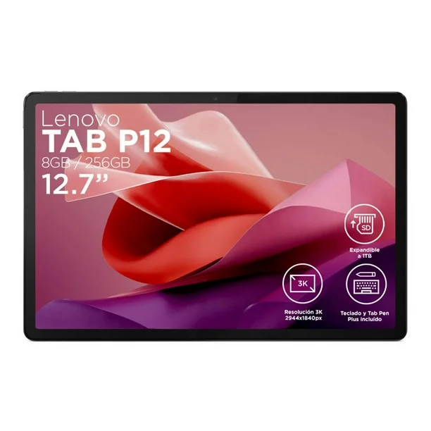 Tablet LENOVO P12 256 GB Gris