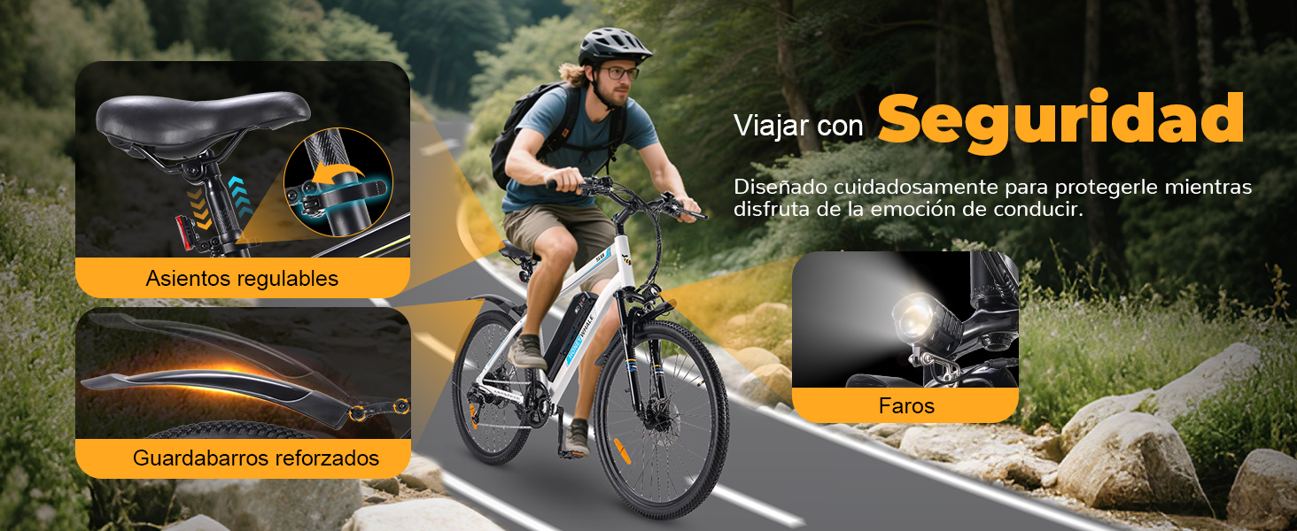 HONEYWHALE S8 Bicicleta El&eacute;ctrica para Adultos