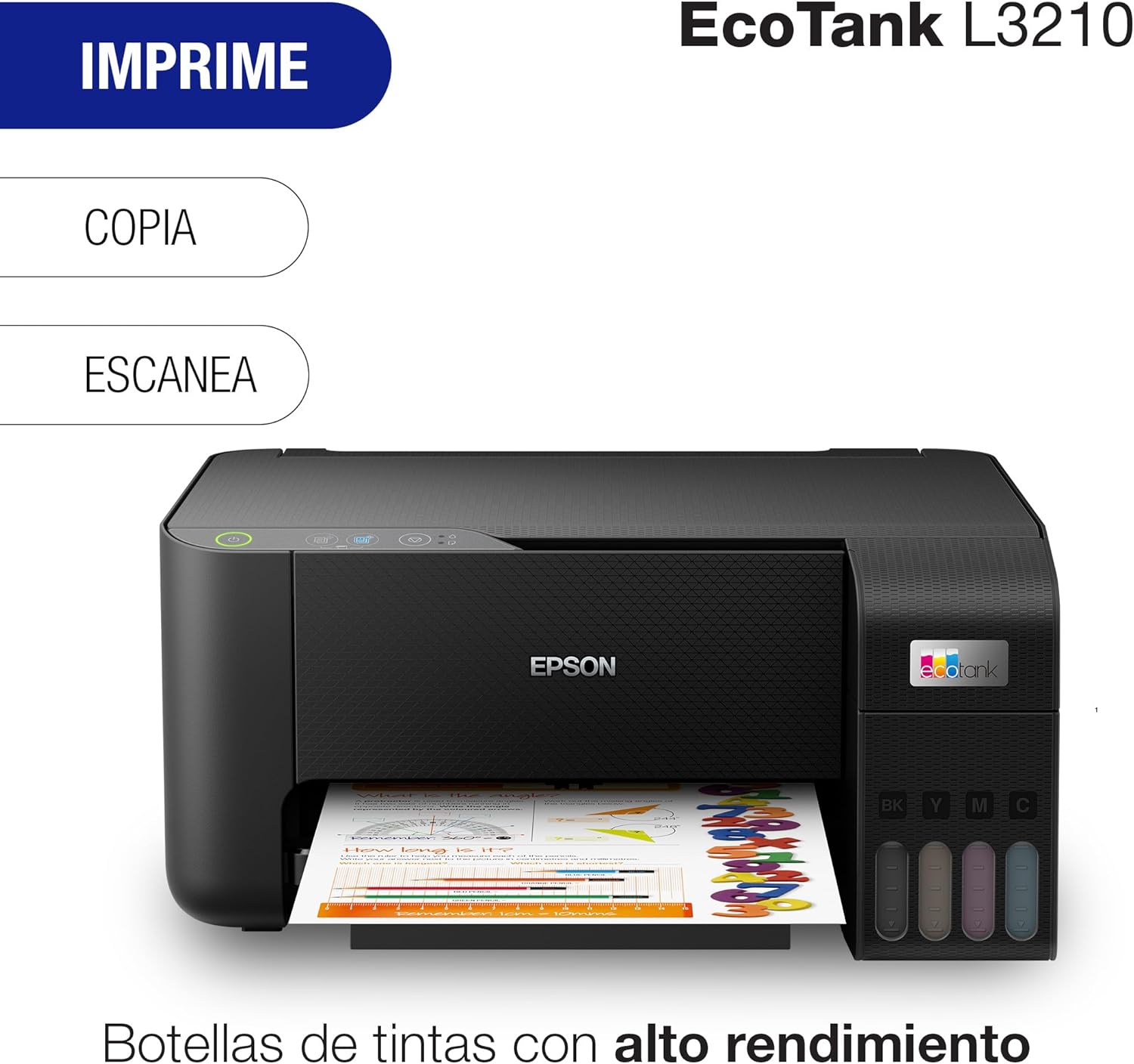 Epson Ecotank Impresora Multifuncional a Color L3210