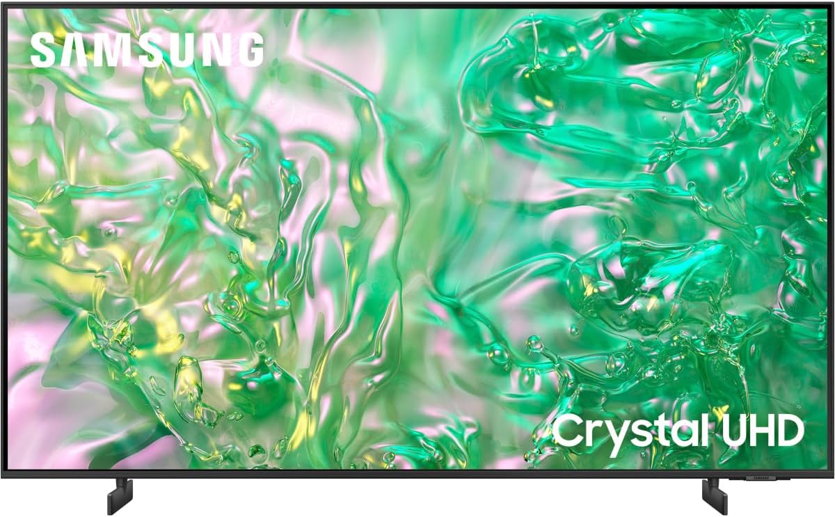 SAMSUNG 75" Crystal UHD U8000F 4K, Procesador Crystal, Diseño Metálico, Knox Security, Escalado 4k, Smart TV (2025)