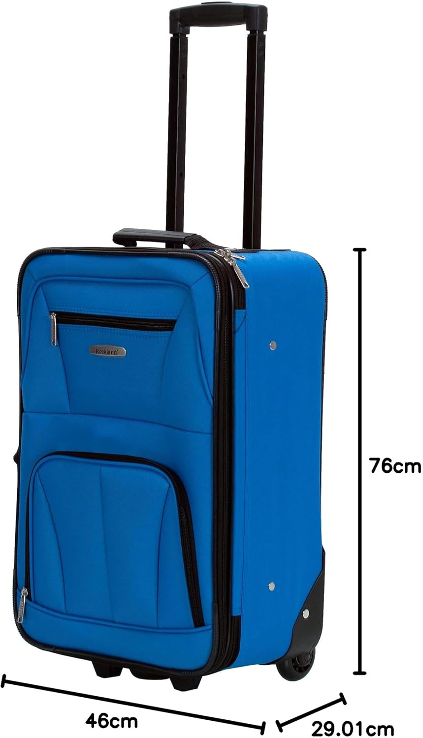 Rockland F32-charcoal, Juego De Equipaje, Carbón, Una Talla