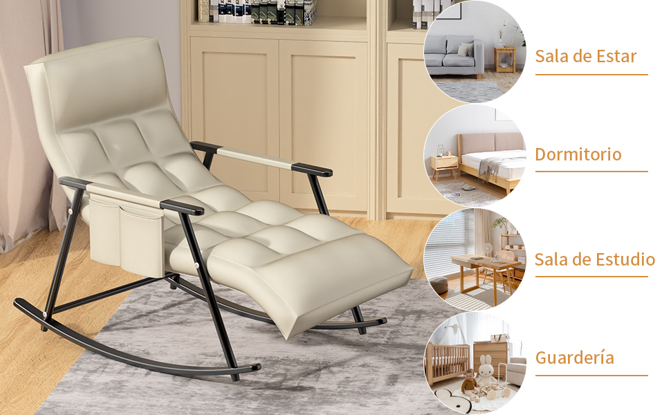 Sill&oacute;n Reclinable Mecedora 
