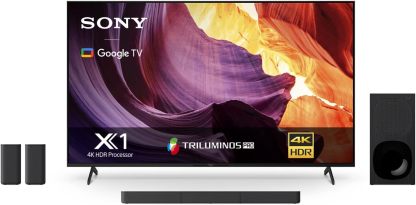 Sony Pantalla X80K 43 Pulgadas KD-43X80K 4K UHD LED Smart Google TV Modelo 2022