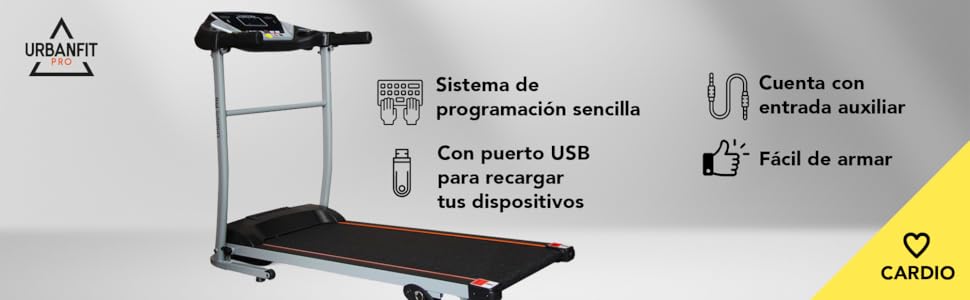 Caminadora eléctrica profesional fácil de armar