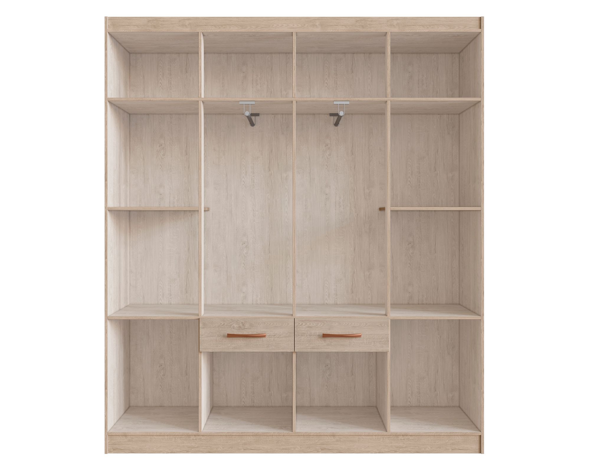 Clóset 12 puertas 2 cajones 2 zapateros 58812 arena