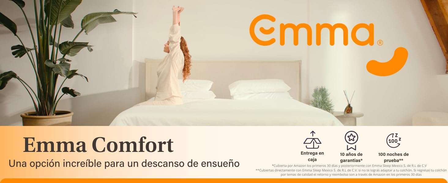 Emma, ema, colch&oacute;n, colchones, cama, individual, matrimonial, queen, king, colchon, luna, luuna
