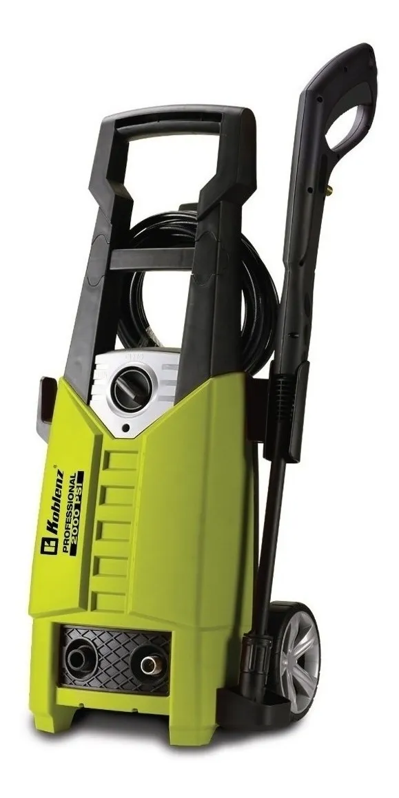 Imagen 2 de 3 de Hidrolavadora Eléctrica Vertical Koblenz® Hl-310v con 2000 PSI Tanque de Detergente Integrado y Paro Automático Color Verde Lima