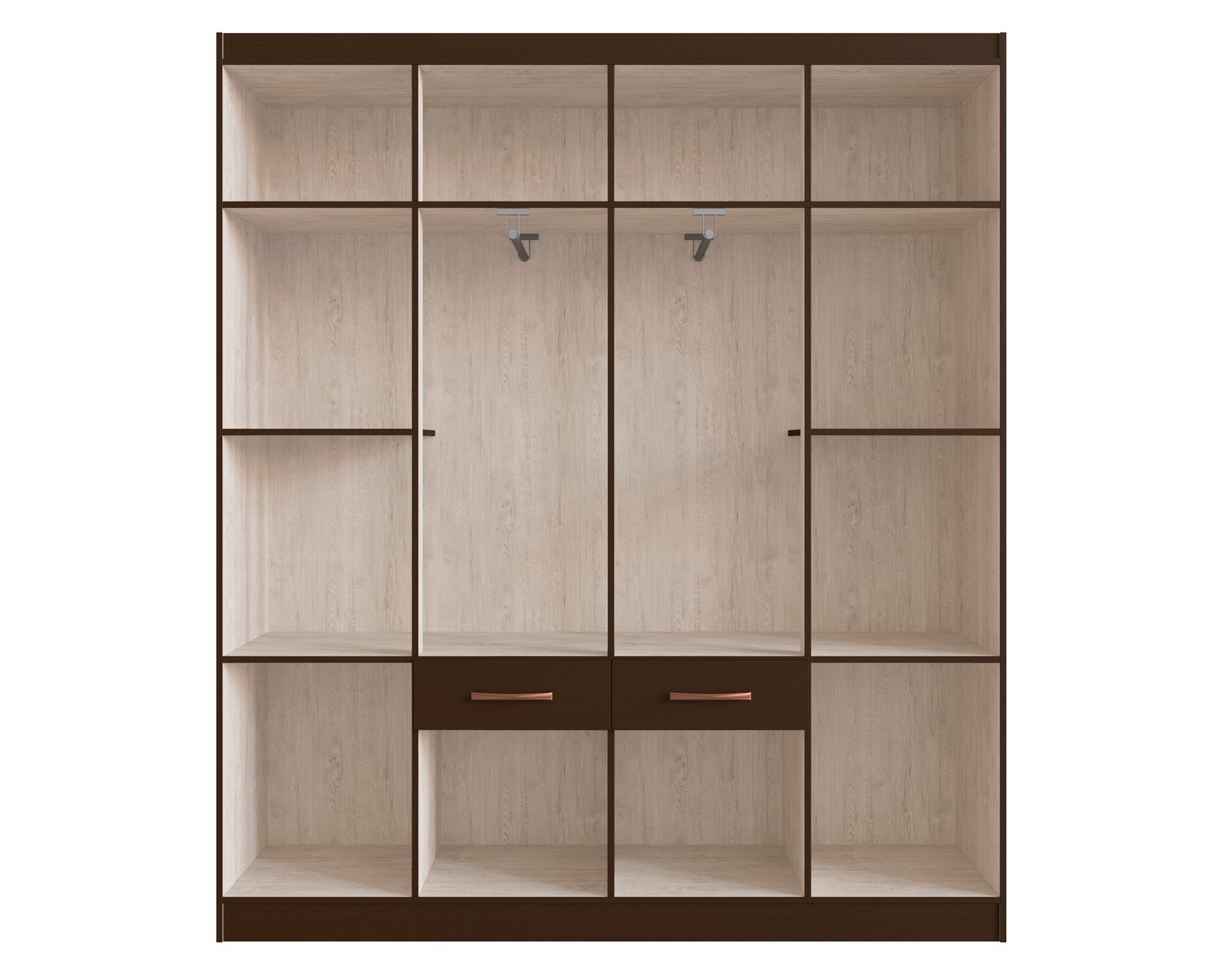 Clóset 12 puertas 2 cajones 2 zapateros 58812 arena