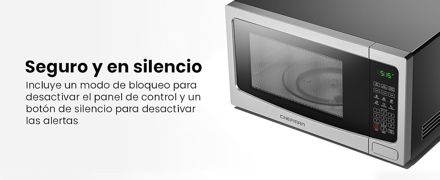 Chefman , horno de microondas, calentamienrto, comida rapida, comida caleinte, microwave