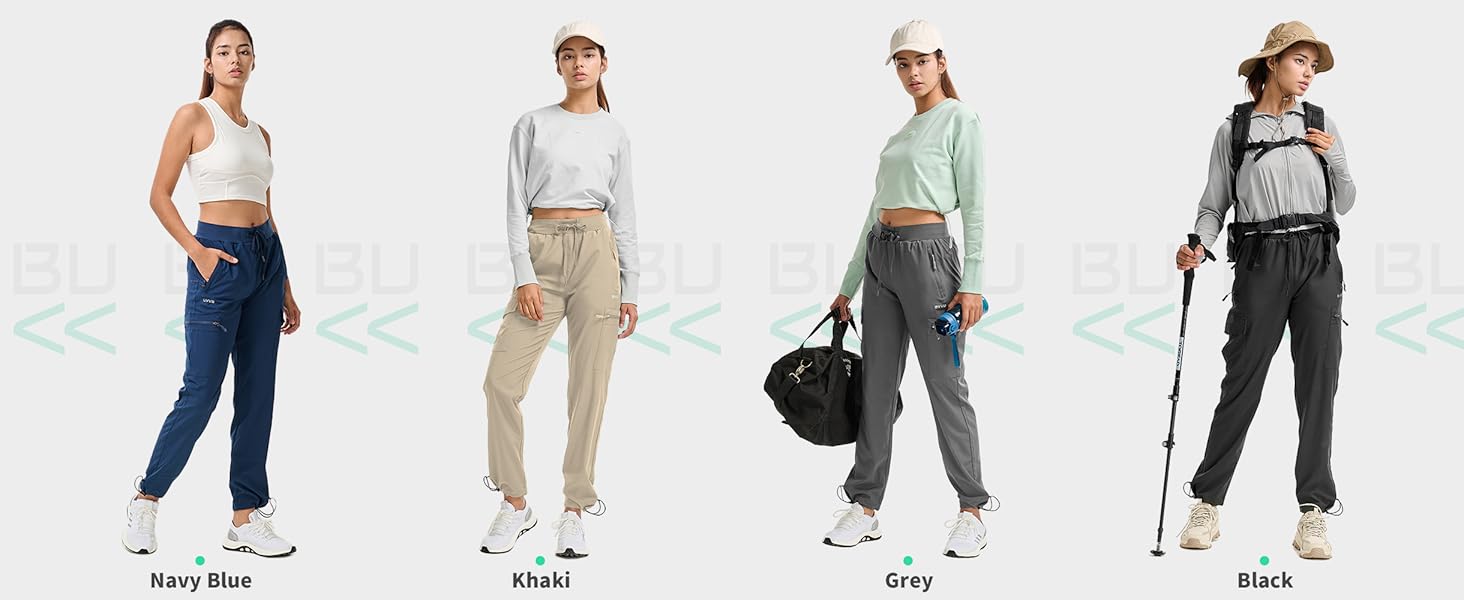 pantalones de senderismo cargo para mujer