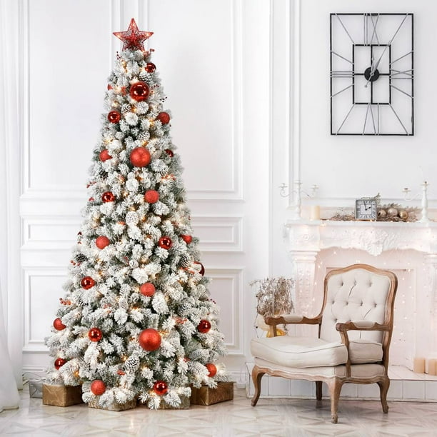 Árbol de Navidad Artificial Member's Mark con Esferas 2.43 m