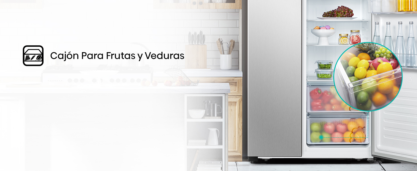 Caj&oacute;n para frutas y veduras.