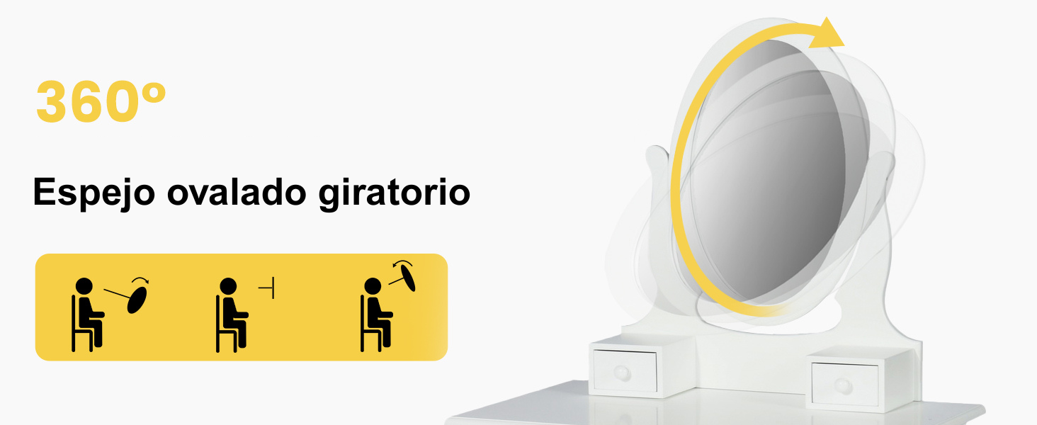 tocador blanco