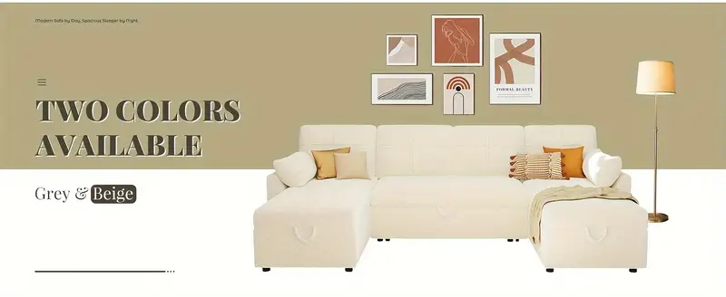 Sofá , 110 pulgadas de tamaño - extraíble 2 en 1, sofá con de almacenamiento , sofá detalles 3