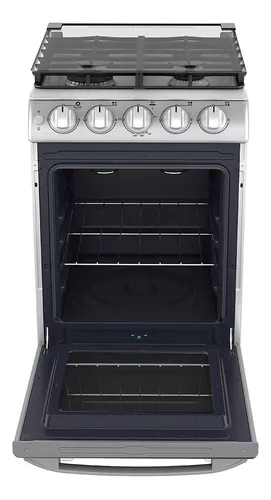 Estufa Mabe Em5060cfix1 A Gas Gris Puerta Con Visor 63l