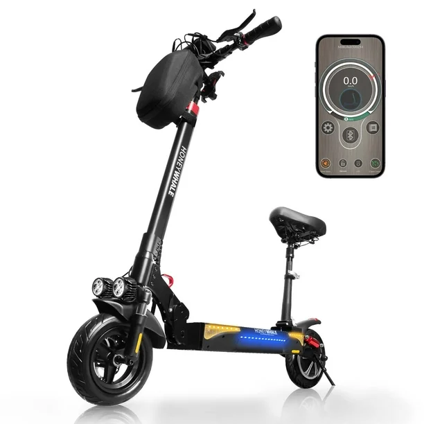 Scooter Eléctrico Honey Whale T4-B Negro Honey whale T4