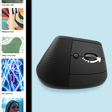 Mice,Lift,Vertica,Ergonómico,Mouse,Ratón,Blanco,Comodo,Muñeca,Trackballo,Inclinado