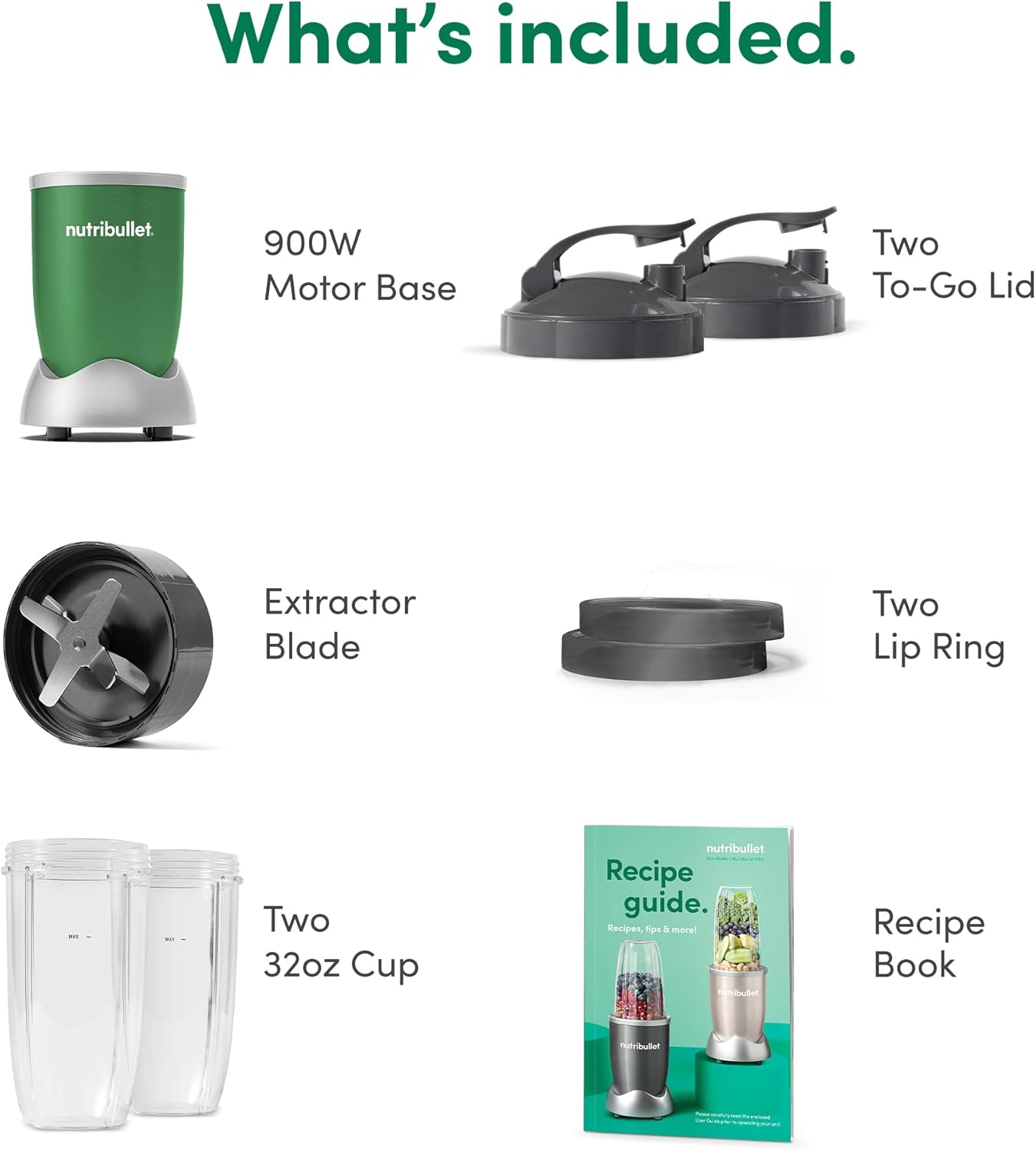 NutriBullet NB9-1301W Pro 13 Pcs White, 900W